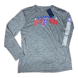 NWT San Antonio Spurs Fanatics Pullover Men's Gay Hoop for Troops T-Shirt XL